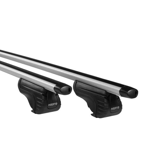 Hapro Cronos 125 Aluminium | Geschikt voor auto's met open en gesloten dakrails Hapro Cronos 125 Aluminium | Geschikt voor auto's met open en gesloten dakrails