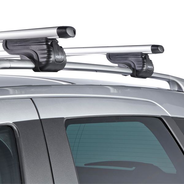 Hapro Cronos 125 Aluminium | Geschikt voor auto's met open en gesloten dakrails